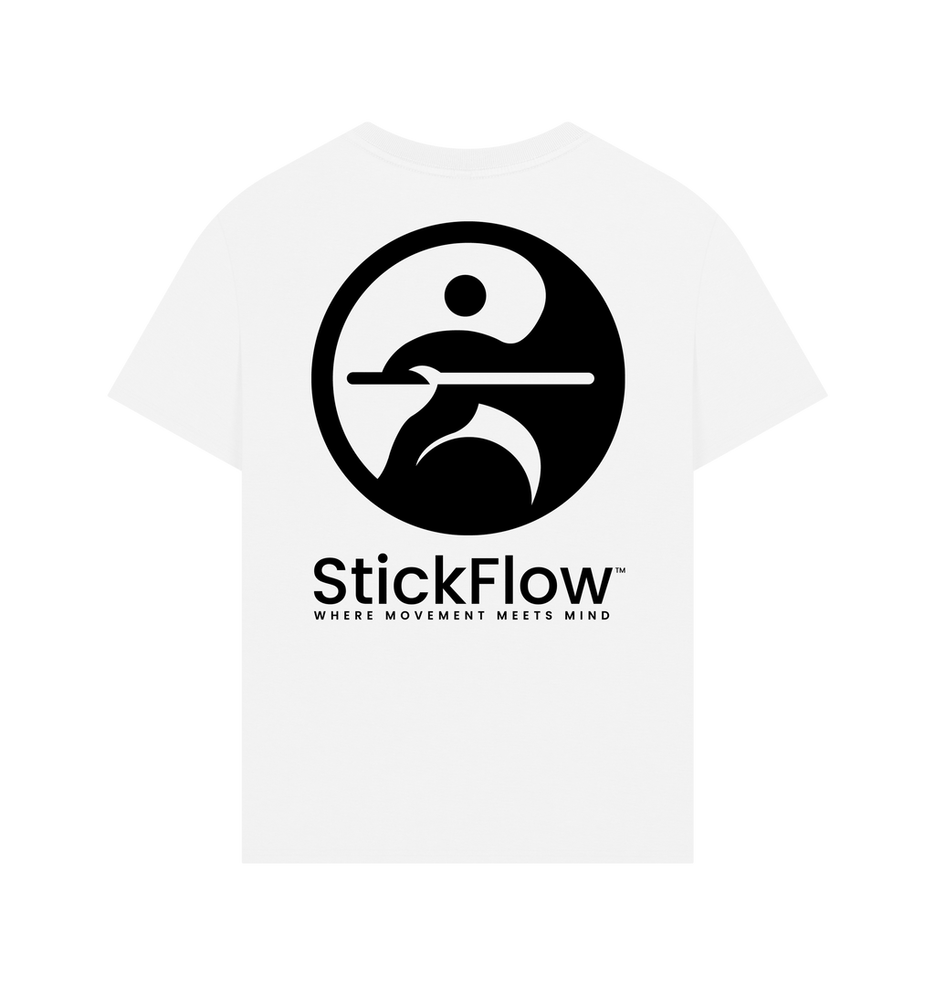 White Printed T-shirt Back