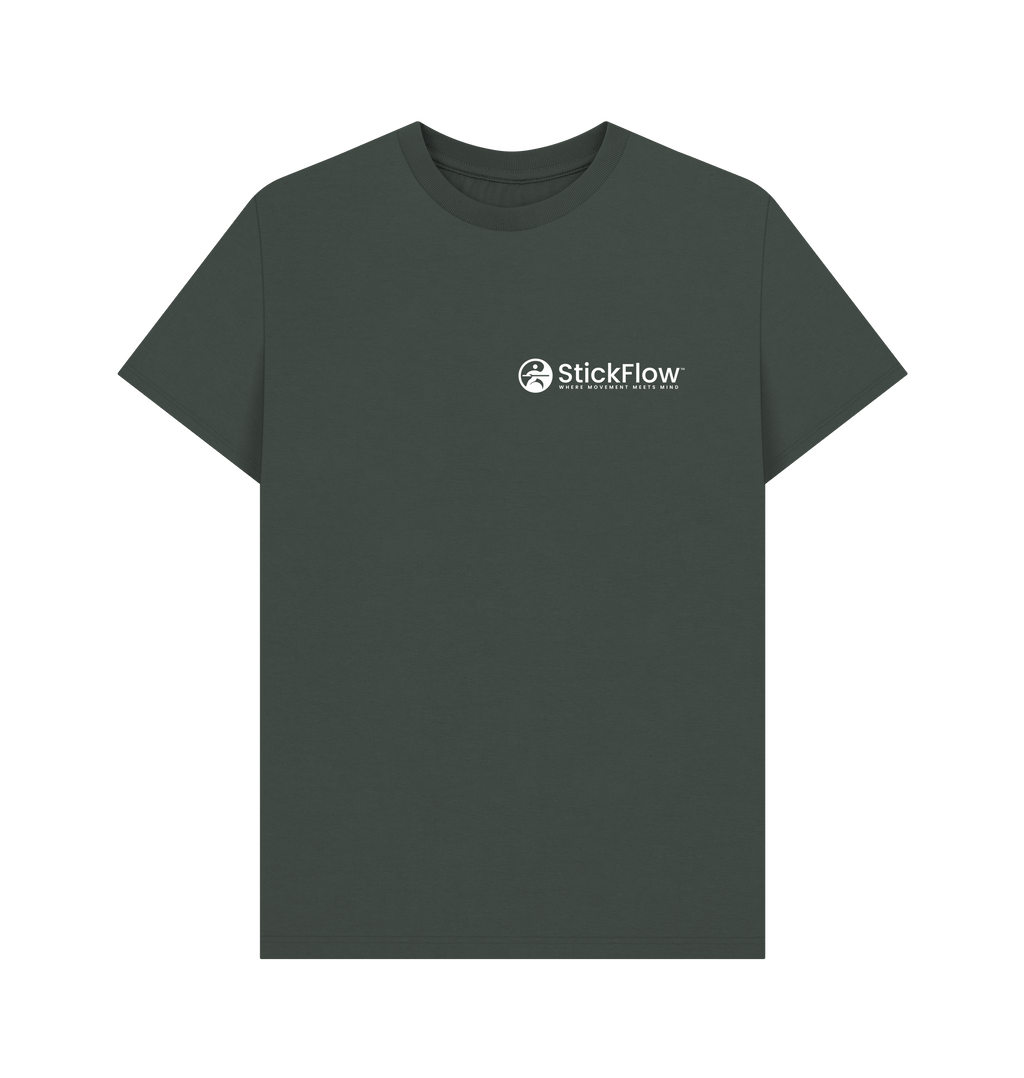 Dark Grey Printed T-shirt Front