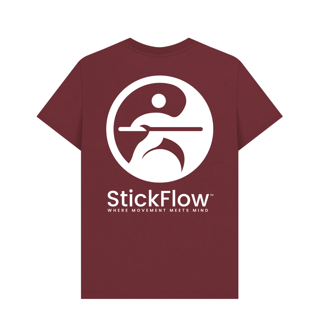 Red Wine Printed T-shirt Back