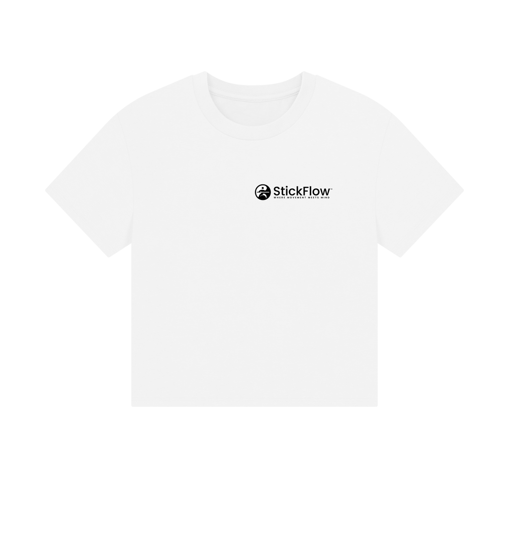 White Printed T-shirt Front