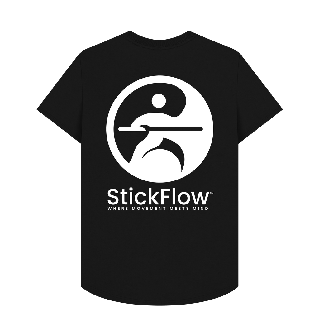 Black Printed T-shirt Back