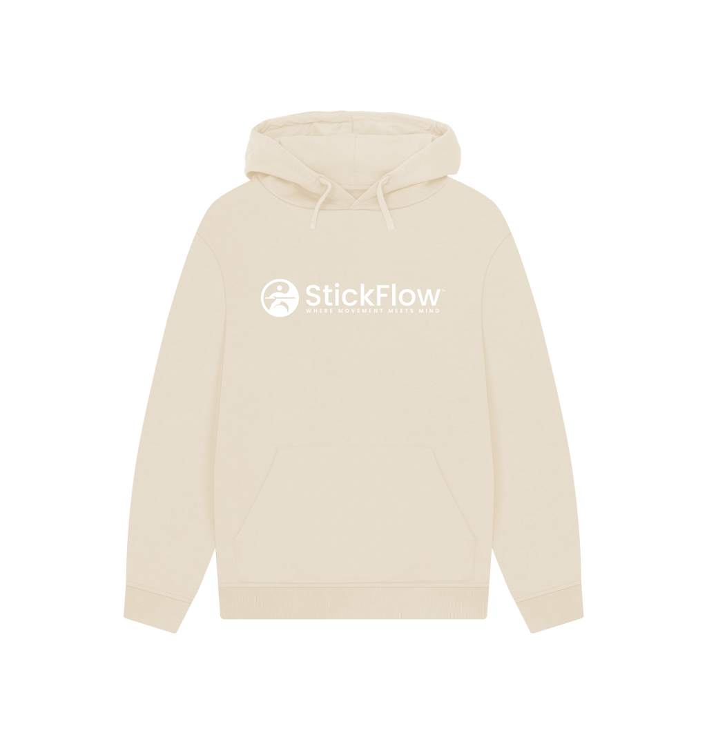 Oat Printed Hoody Front