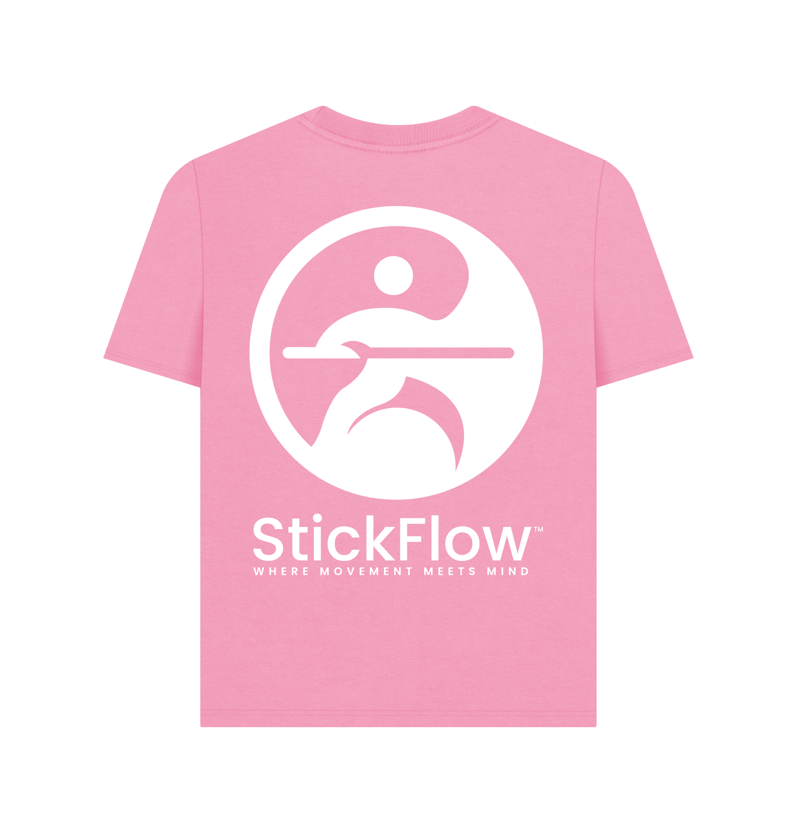Rose Pink Printed T-shirt Back