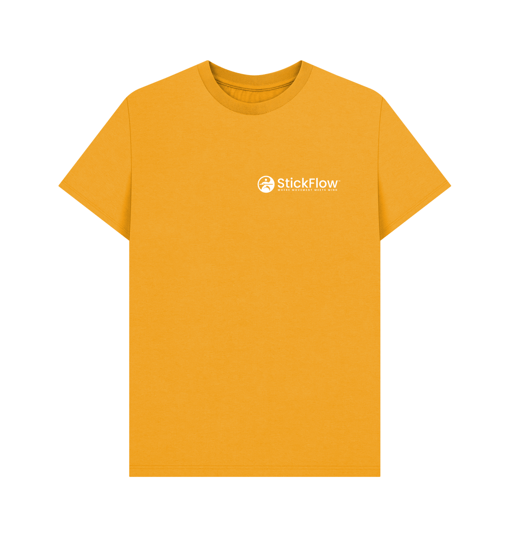 Mustard Printed T-shirt Front