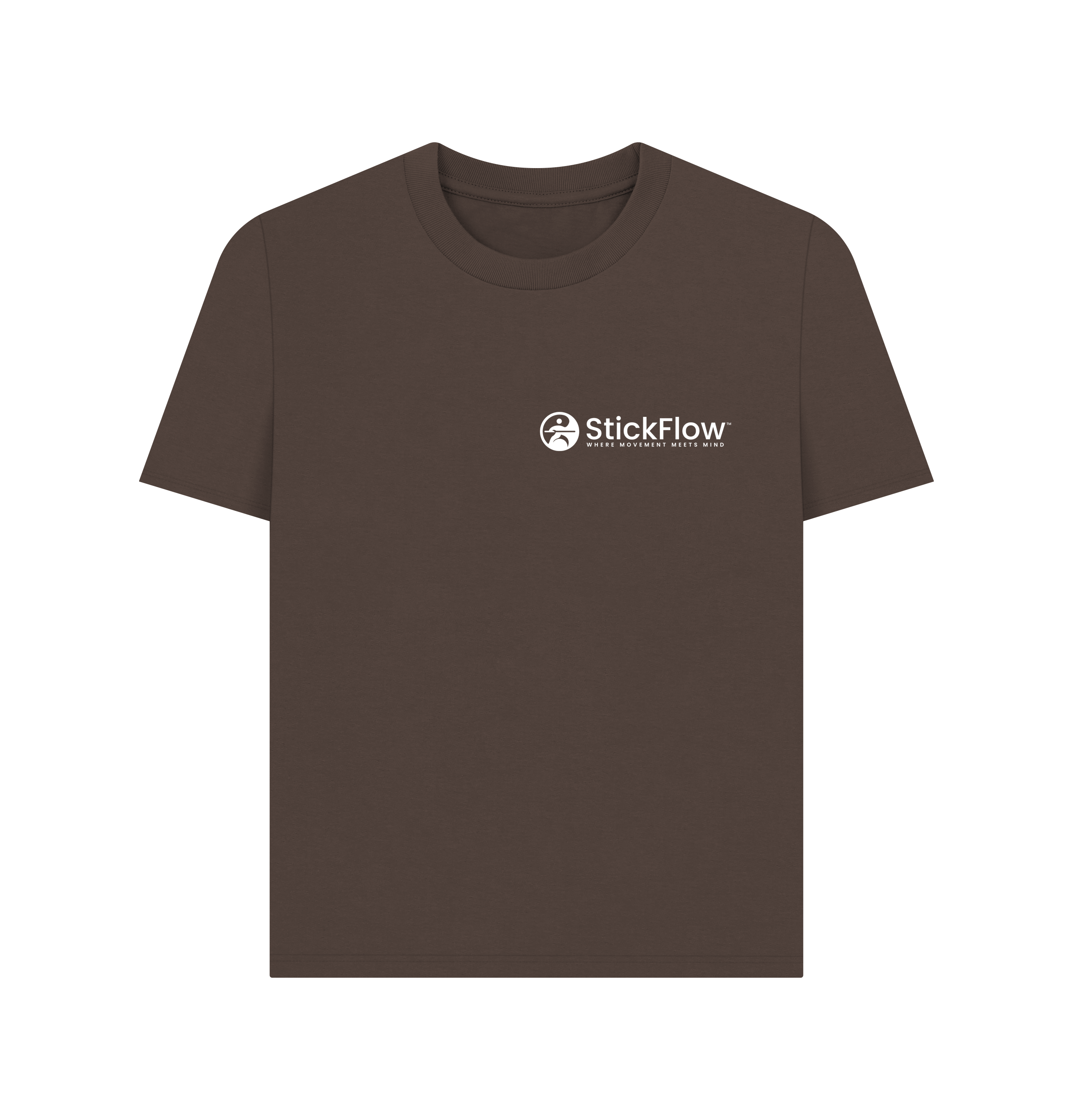 Chocolate Printed T-shirt Front