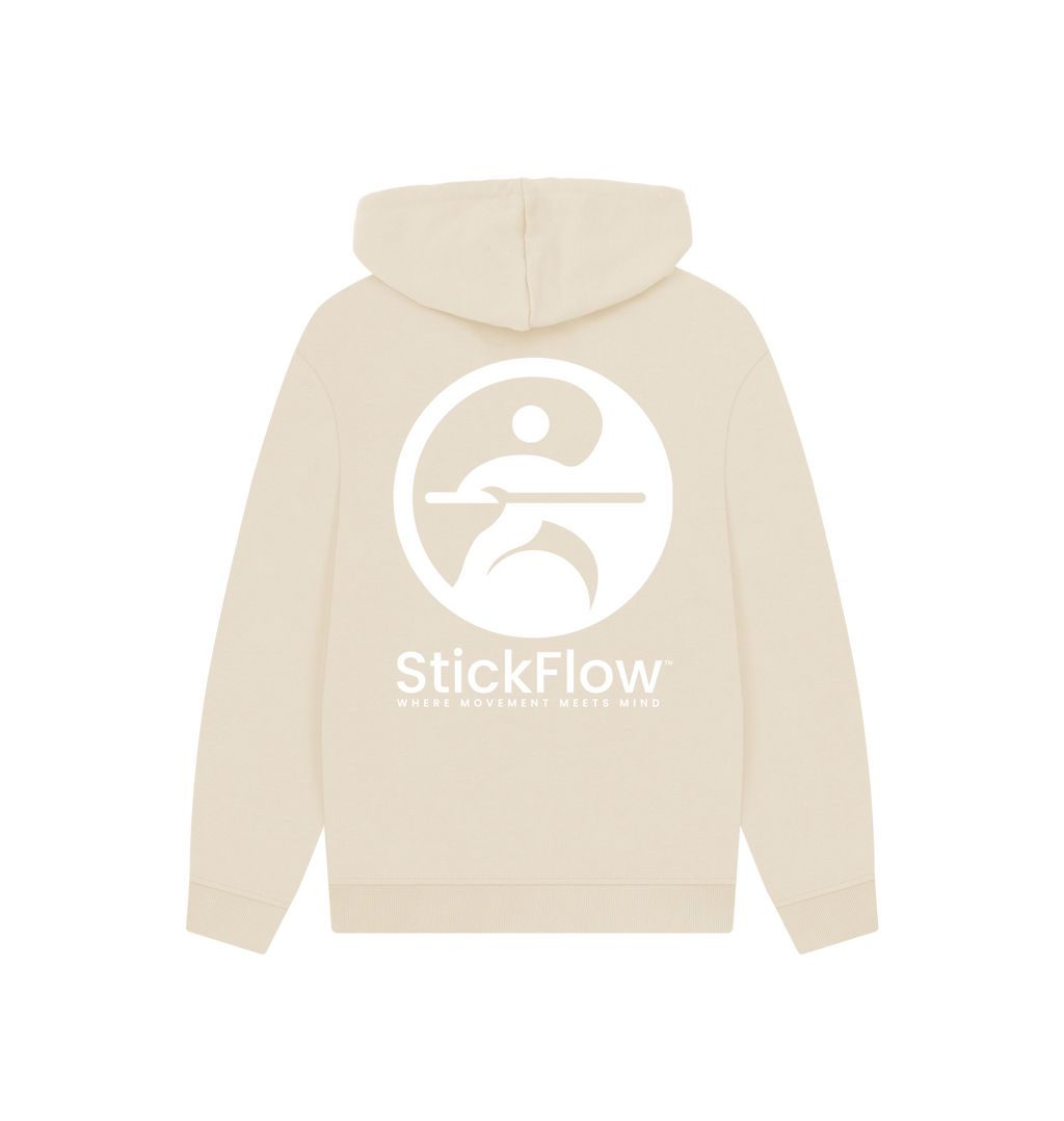 Oat Printed Hoody Back