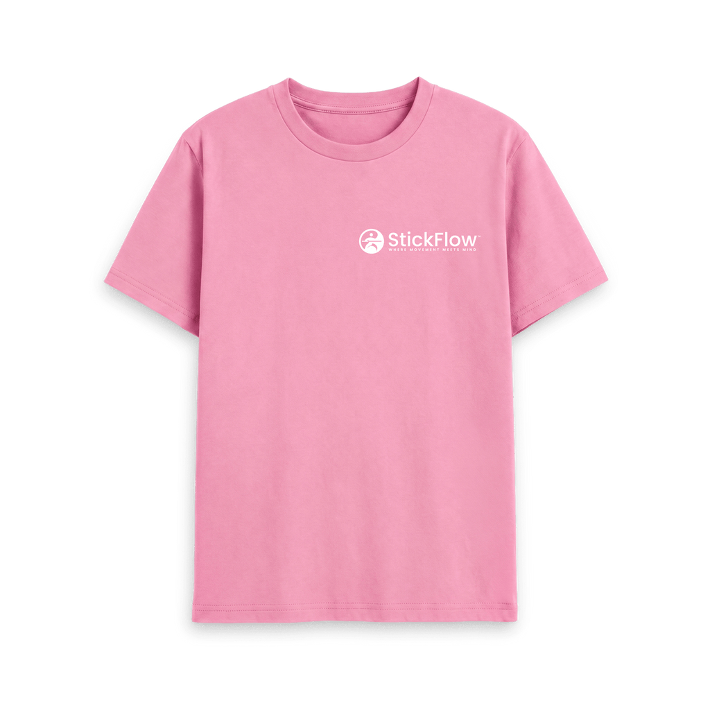 Rose Pink Printed T-shirt Front