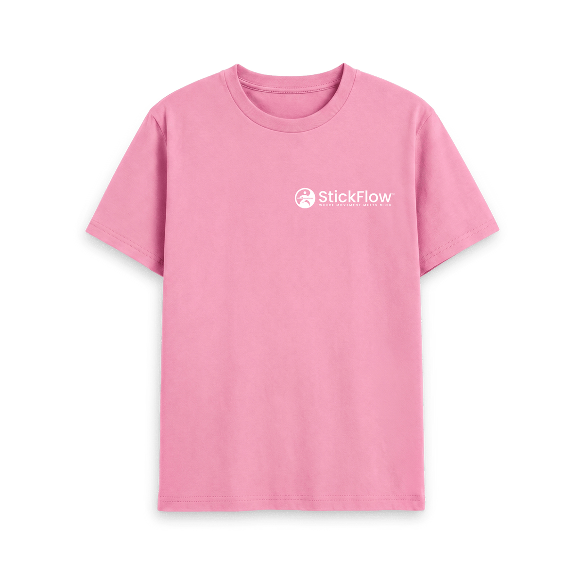 Rose Pink Printed T-shirt Front