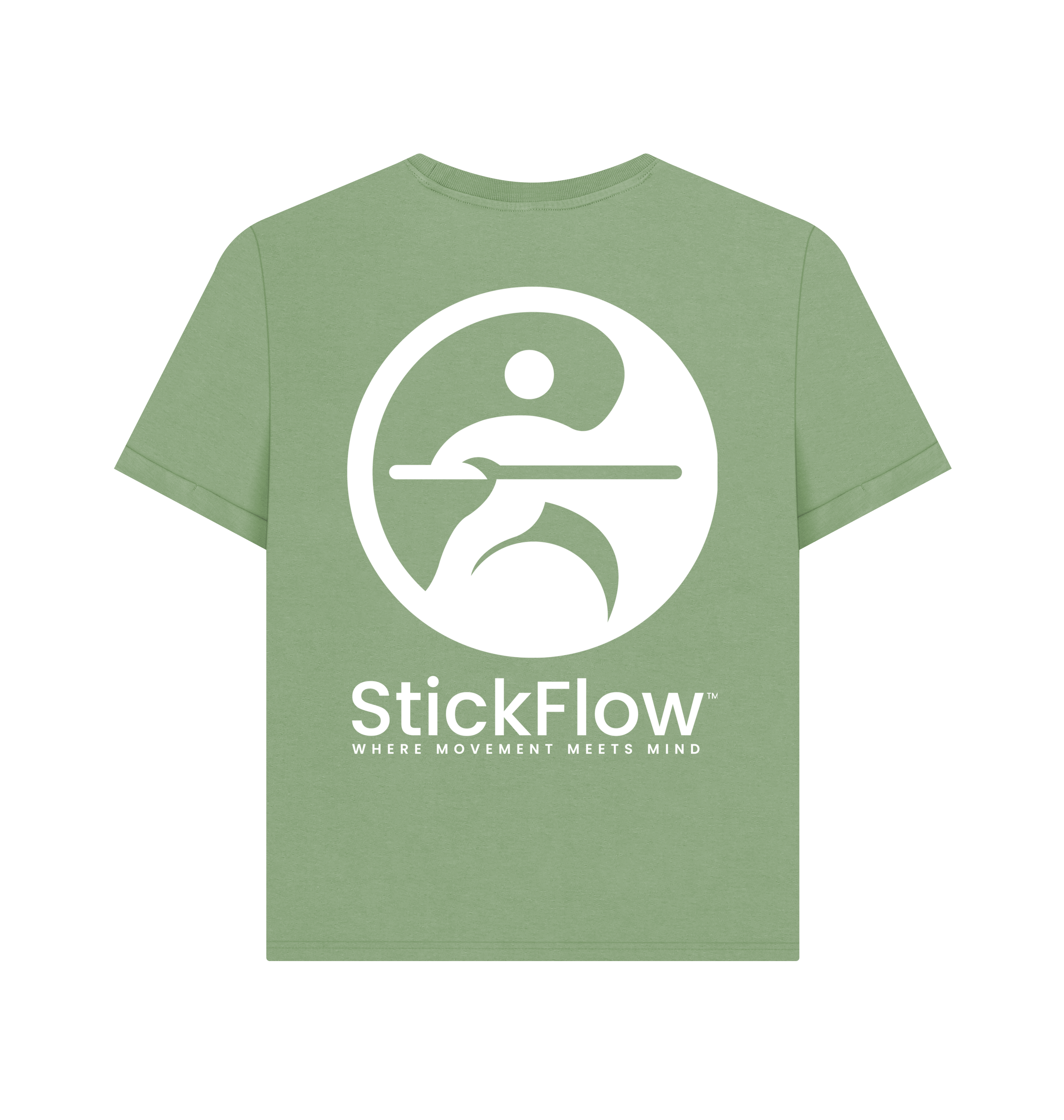 Sage Printed T-shirt Back